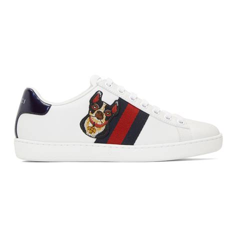 gucci ace dog sneakers|gucci new ace sneakers women's.